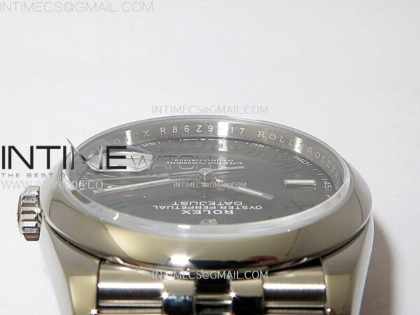 DateJust 36 SS 126200 904L Steel VSF 1:1 Best Edition Gray Dial Roman Markers on Jubilee Bracelet VS3235 – Bild 10