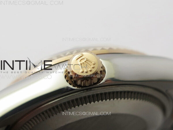 DateJust 31mm 72610 SS/RG APSF Best Edition White MOP Dial Crystals Markers on Oyster Bracelet A2824 – Bild 10