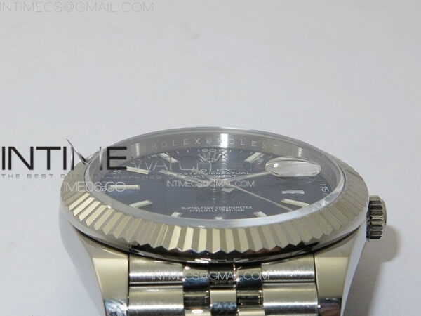 DateJust 41 126334 SS GMF 1:1 Best Edition Blue Fluted Dial on Jubilee Bracelet – Bild 10