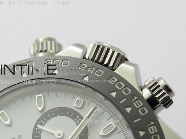 Daytona 116500 Clean 1:1 Best Edition 904L SS Case and Bracelet White Dial SA4130 – Bild 10