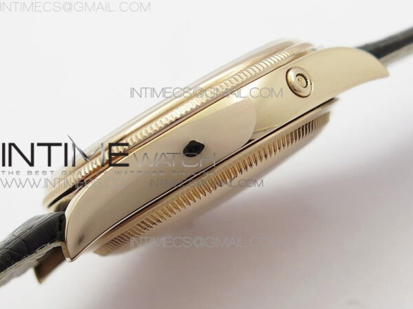 Cellini 50535 Moonphase RG GMF Best Edition White Dial on Brown Leather Strap A3195 – Bild 10