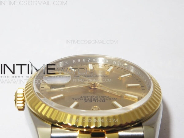 DateJust 36 904L SS/YG 126233 VSF 1:1 Best Edition Gold Stick Dial on Jubilee Bracelet VS3235 – Bild 10