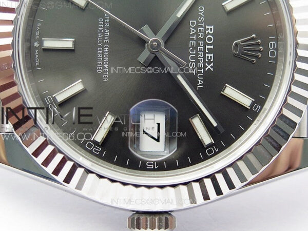 DateJust 41 126334 904L SS VSF 1:1 Best Edition Gray Dial on Jubilee Bracelet VS3235 – Bild 10