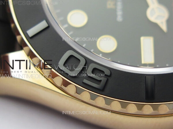 Yacht-Master 126655 RG C+F 1:1 Best Edition Black Ceramic Bezel on Oysterflex Rubber Strap VR3235 – Bild 10