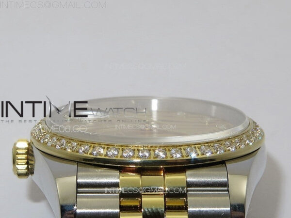 DateJust 36 SS/YG 126234 Diamonds Bezel JDF 1:1 Best Edition New YG Dial on Jubilee SS/YG Bracelet – Bild 10
