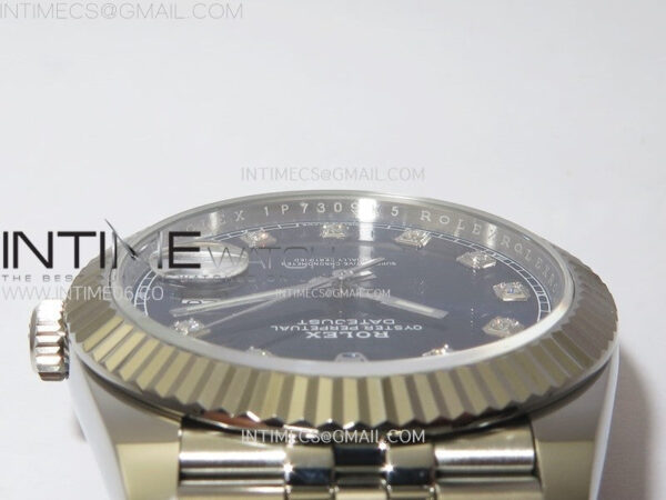 DateJust 41 126334 904L Steel NTF 1:1 Best Edition Blue Dial Crystals Makers on Jubilee Bracelet VR3235 – Bild 10