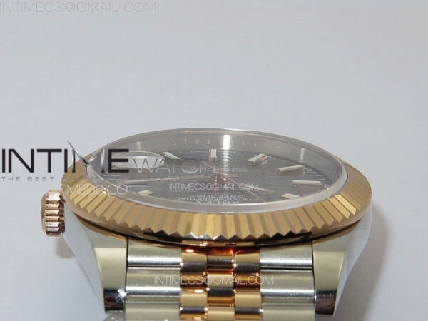 DateJust 41 126334 SS/RG GMF 1:1 Best Edition Gray Fluted Dial on SS/RG Jubilee Bracelet – Bild 10