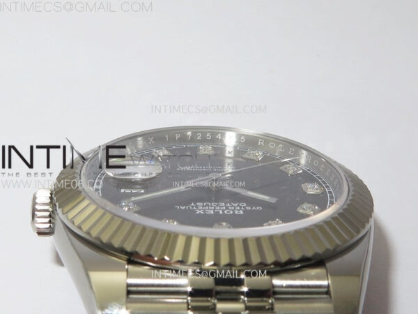 DateJust 41 126334 904L Steel NTF 1:1 Best Edition Gray Dial Crystals Makers on Jubilee Bracelet VR3235 – Bild 10