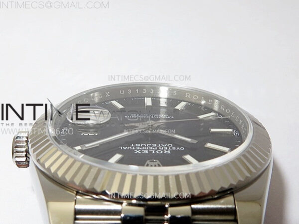 DateJust 41mm 126334 904 SS ARF 1:1 Best Edition Black Dial Sticks Markers on Jubilee Bracelet SH3235 – Bild 10
