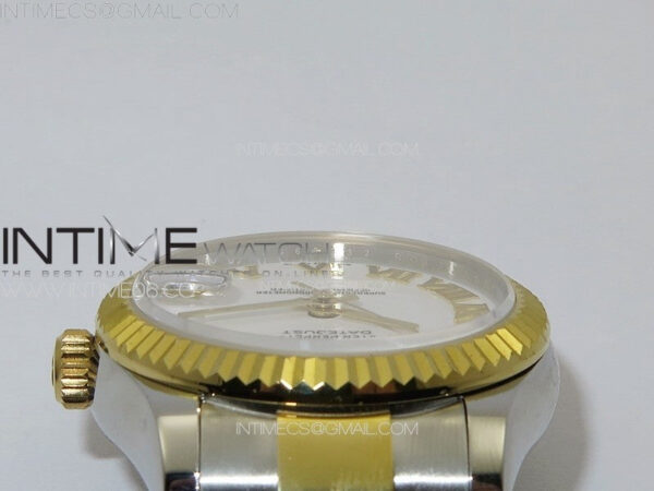 DateJust 31mm 178271 SS/YG APSF Best Edition White Dial Roman Markers on Oyster Bracelet A2824 – Bild 10