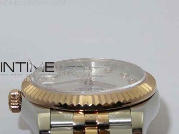 DateJust 31mm 178271 SS/RG APSF Best Edition Silver Dial Crystal Markers on Jubilee Bracelet A2824 – Bild 10