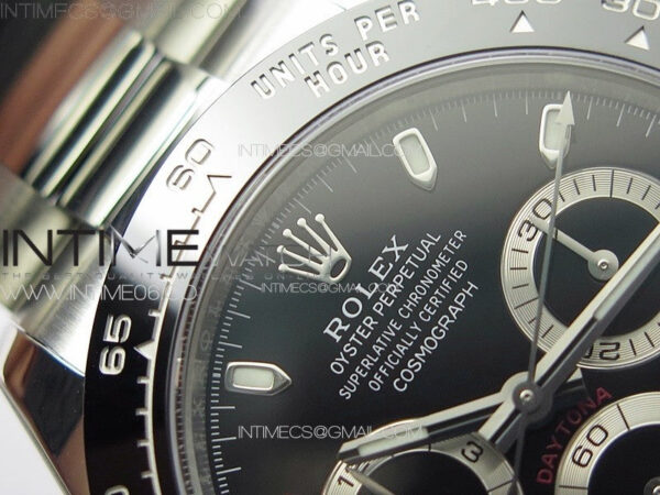 Daytona 116500 Clean 1:1 Best Edition 904L SS Case and Bracelet Black Dial SA4130 – Bild 10