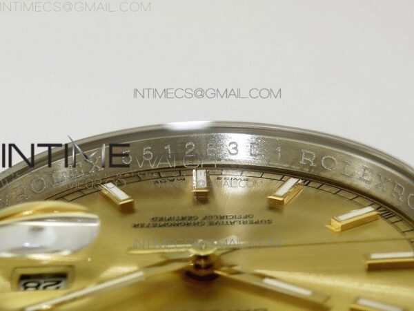 DateJust 36 SS/YG 126233 ARF 1:1 Best Edition YG Dial Stick Markers on SS/YG Jubilee Bracelet SH3135 – Bild 10