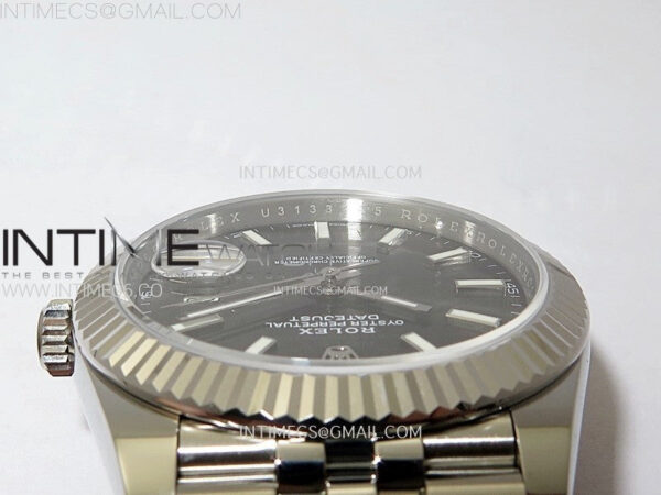 DateJust 41mm 126334 904 SS ARF 1:1 Best Edition Rhodium Dial Sticks Markers on Jubilee Bracelet SH3235 – Bild 10