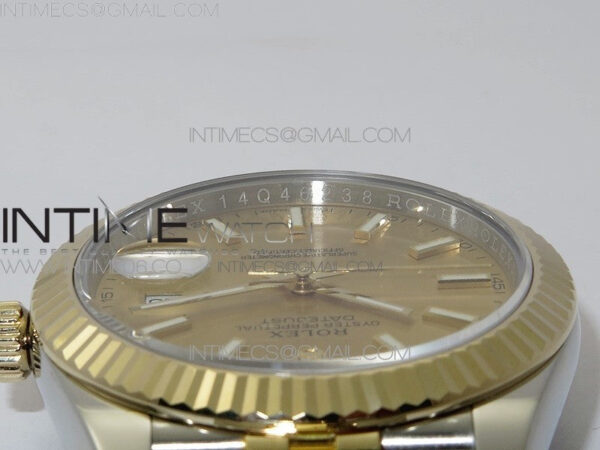 DateJust 41 126333 Wrapped SS/YG 3AF 1:1 Best Edition YG Lumed Dial on Wrapped SS/YG Jubilee Bracelet A3235 – Bild 10