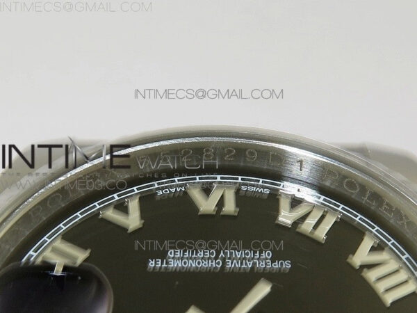 DateJust 36 116234 SS V2 904L ARF 1:1 Best Edition Black Dial Roman Markers on 904L SS Jubilee Bracelet SH3135 – Bild 10