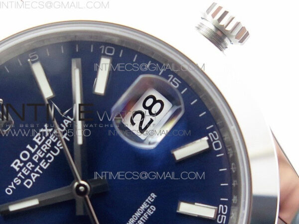 DateJust 41 126300 904L SS VSF 1:1 Best Edition Blue Dial on Oyster Bracelet VS3235 – Bild 10