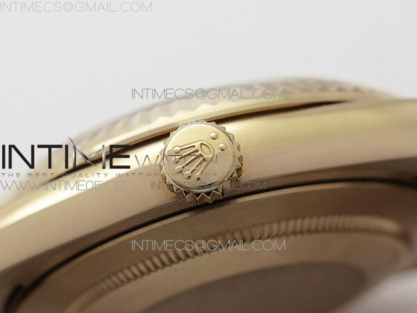 Day-Date 40mm 228239 BP New Dial Version 904 RG T Crystal Markers RG Dial on RG President Bracelet A2836 – Bild 10