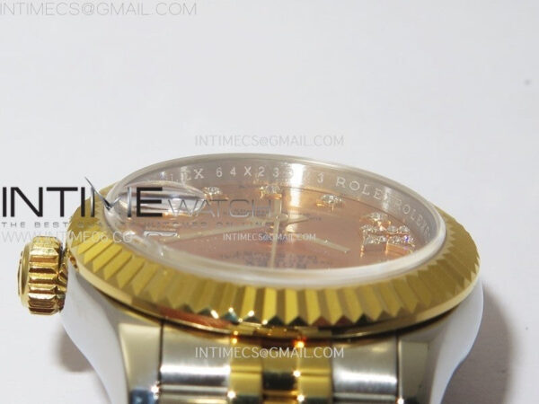 Datejust 28mm 279173 SS/YG APSF Best Edition Gold Dial Star Crystals Markers on Jubilee Bracelet NH05 – Bild 10