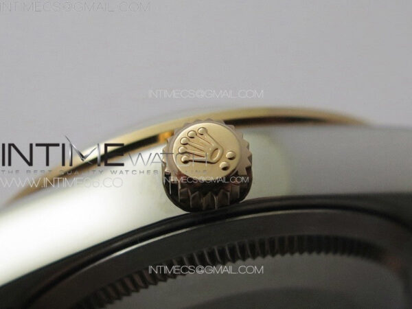 DateJust 31mm 278274 904L SS/RG Crystals Bezel GMF Best Edition Silver Flowers Crystals Dial on 904L SS/RG Oyster Bracelet A2824 – Bild 11