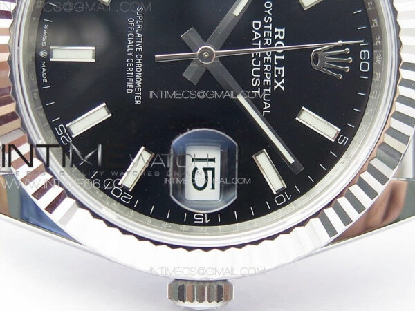 DateJust 41 126334 904L SS VSF 1:1 Best Edition Black Dial on Jubilee Bracelet VS3235 – Bild 10