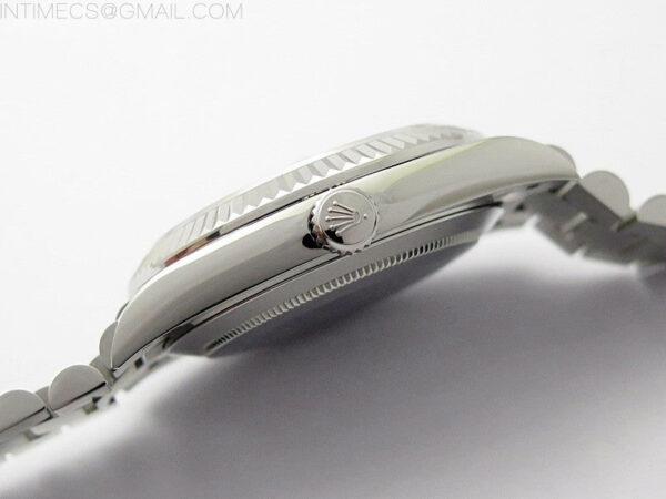 Day Date 40mm 228239 Gain Weight SS/tungsten APSF 1:1 Best Edition Silver Dial T Crystals Markers on SS President Bracelet A2836 – Bild 9