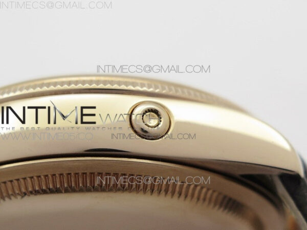 Cellini 50535 Moonphase RG GMF Best Edition White Dial on Brown Leather Strap A3195 – Bild 11