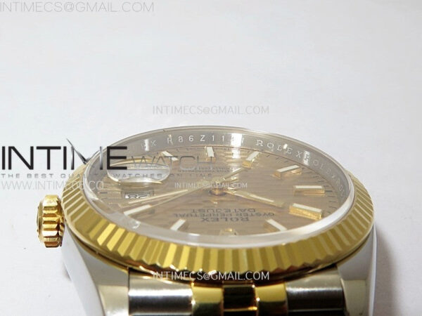 DateJust 36 SS 126233 904L SS/YG VSF 1:1 Best Edition Gold Fluted Dial Sticks Markers on Jubilee Bracelet VS3235 – Bild 10