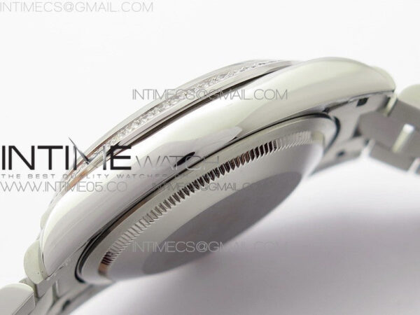 Day-Date 36 128239 SS/Crystal BP Best Edition Gray Crystal Markers Dial on SS President Bracelet A2836 – Bild 12