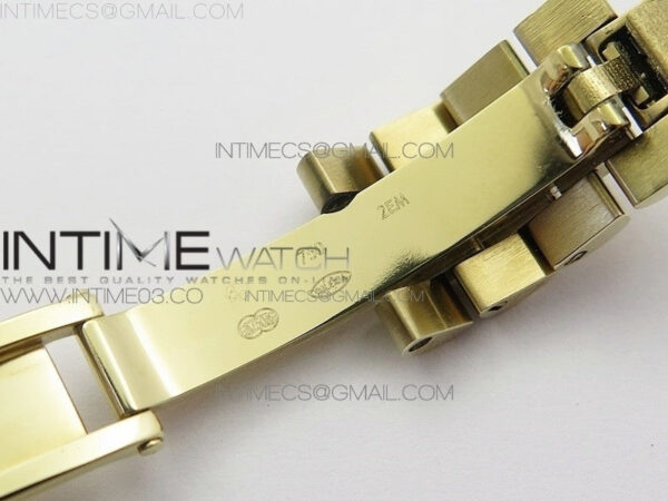 DateJust 28mm YG Diamond Bezel BP Best Edition White Silver Dial on YG Bracelet ETA2671 – Bild 11