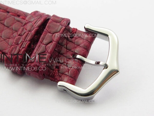 Tank Louis Ladies 25mm SS 8848F 1:1 Best Edition Red Dial on Red Croco Leather Strap Ronda Quartz – Bild 11
