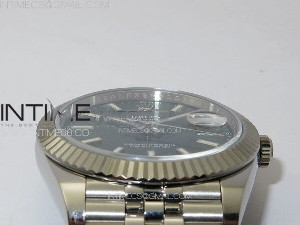 DateJust 41 126334 NTF 1:1 Best Edition 904L Steel Green Stick Dial on Jubilee Bracelet VR3235 – Bild 11