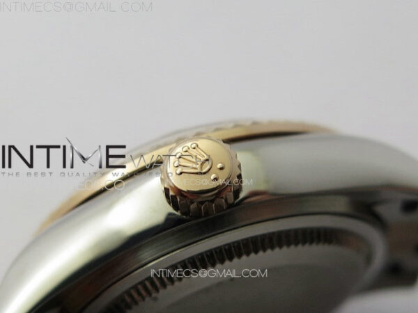 Datejust 28mm 279179 SS/RG APSF Best Edition Green Dial Crystals Markers on SS/RG Jubilee Bracelet NH05 – Bild 11