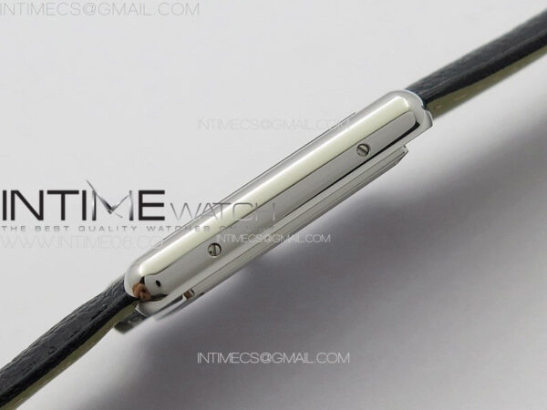 Tank Must Ladies 25mm SS K11F 1:1 Best Edition White Dial on Black Leather Strap Ronda Quartz – Bild 11