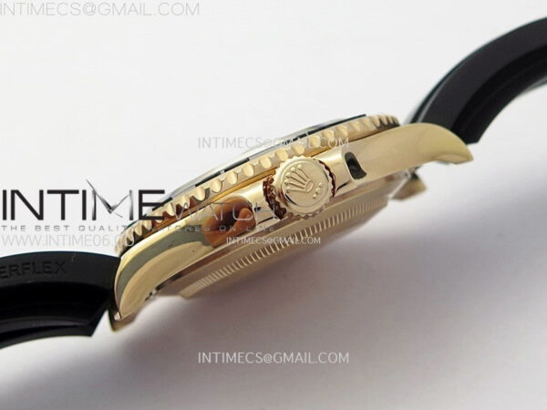 Yacht-Master 126655 RG APSF Best Edition 3D Black Ceramic Bezel on Black Rubber Strap SA3235 – Bild 11