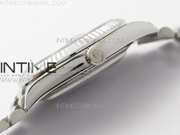 Day Date 40mm SS BP 1:1 Best Edition Gray Stick Dial on SS Bracelet A2836 – Bild 11