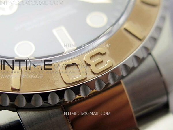 Yacht-Master 126621 904L/RG VSF 1:1 Best Edition Black Dial On 904L/RG Bracelet VS3235 – Bild 11