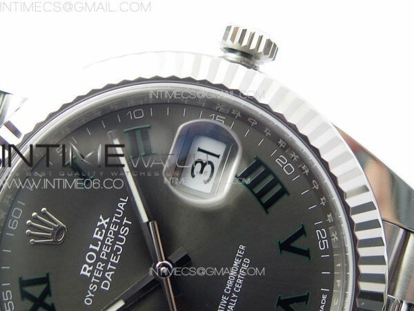 DateJust 41 126334 Clean 1:1 Best Edition 904L Steel Gray Roman Dial on Jubilee Bracelet VR3235 – Bild 11