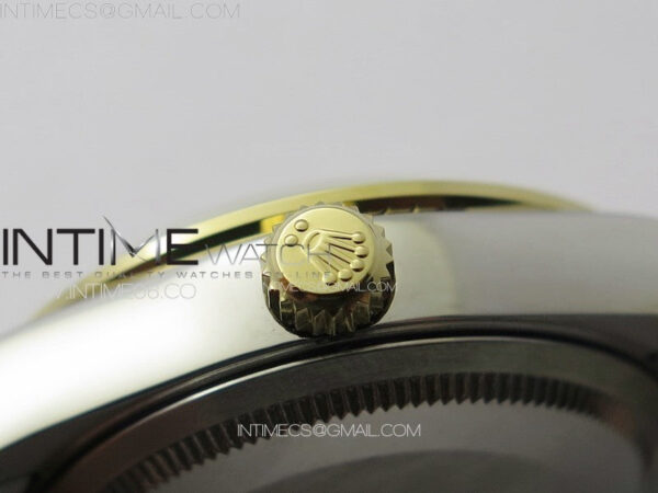 DateJust 31mm 278274 904L SS/YG Crystals Bezel GMF Best Edition Green Flowers Crystals Dial on 904L SS/YG Jubilee Bracelet A2824 – Bild 12