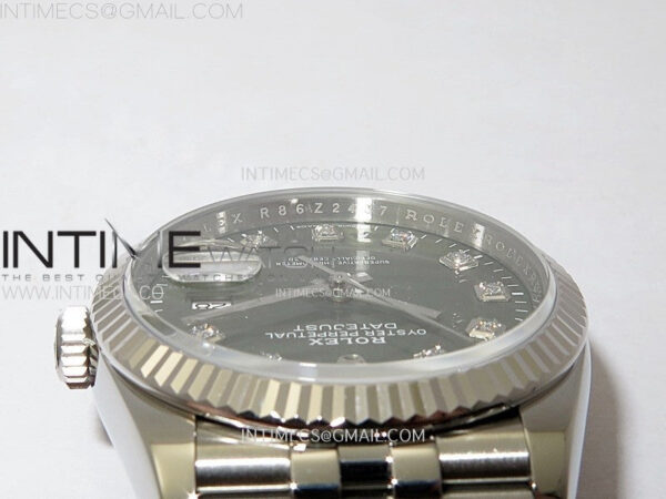 DateJust 36 SS 126234 VSF 1:1 Best Edition 904L Steel Green Leaf Dial Diamonds Markers on Jubilee Bracelet VS3235 – Bild 11