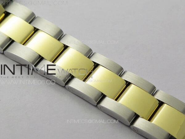 DateJust 31mm 278274 904L SS/YG GMF Best Edition Green Flowers Crystals Dial on 904L SS/YG Oyster Bracelet A2824 – Bild 12