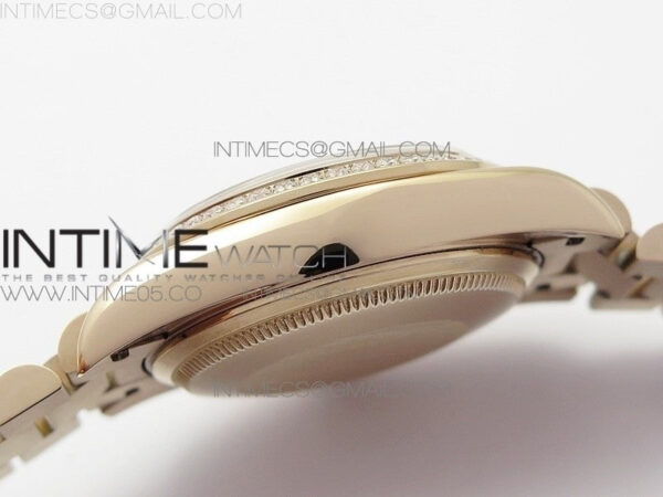 Datejust 31mm 278275 RG BP Best Edition Dia Bezel Brown Roman Crystal Markers Dial on RG President Bracelet – Bild 11