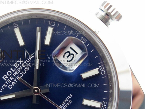 DateJust 41 126300 904L SS VSF 1:1 Best Edition Blue Dial on Oyster Bracelet VS3235 – Bild 12