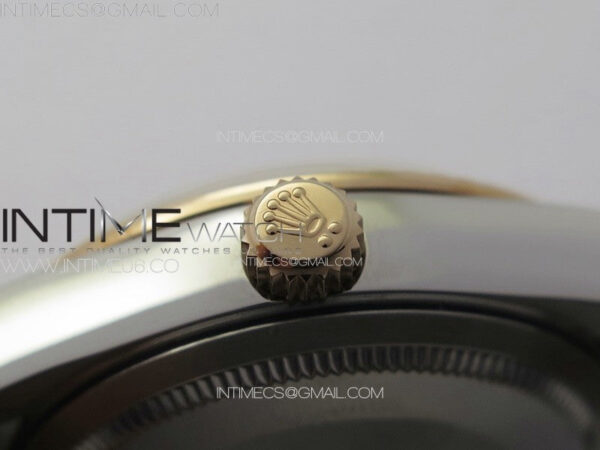DateJust 31mm 278274 904L SS/RG GMF Best Edition Silver Flowers Crystals Dial on 904L SS/RG Oyster Bracelet A2824 – Bild 12