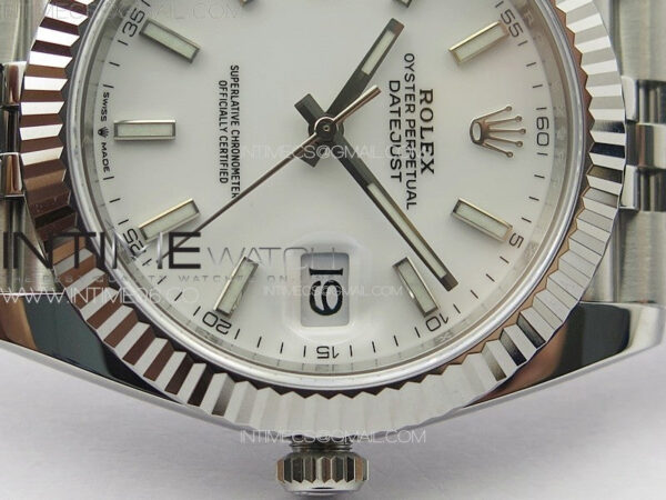 DateJust 41 126334 NTF 1:1 Best Edition 904L Steel White Stick Dial on Jubilee Bracelet VR3235DateJust 41 126334 NTF 1:1 Best Edition 904L Steel White Stick Dial on Jubilee Bracelet VR3235 – Bild 11
