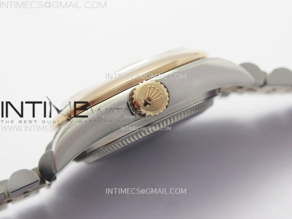 Datejust 28mm 279171 Smooth Bezel SS/RG APSF Best Edition RG Dial Crystals Markers on SS Jubilee Bracelet NH05 – Bild 11