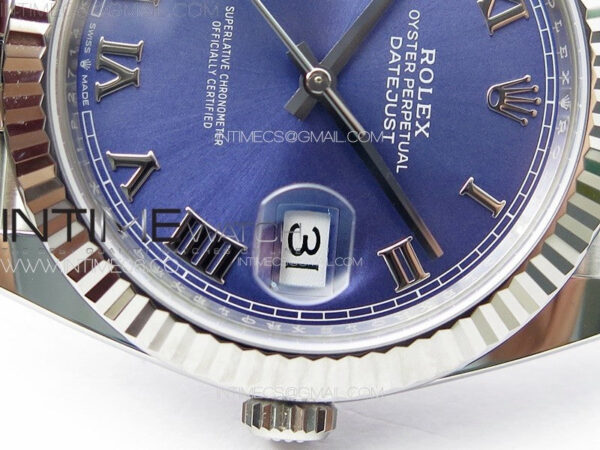 DateJust 41 126334 Clean 1:1 Best Edition 904L Steel Blue Roman Dial on Jubilee Bracelet VR3235 – Bild 11