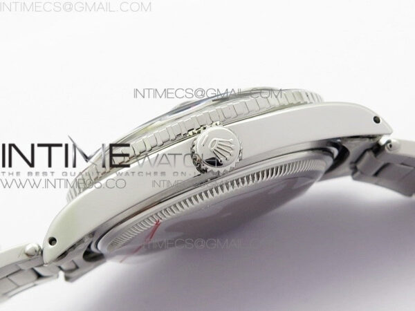 Vintage GMT Master 6542 Black/Red Bezel B12 White Dial on SS Bracelet A2836 – Bild 12