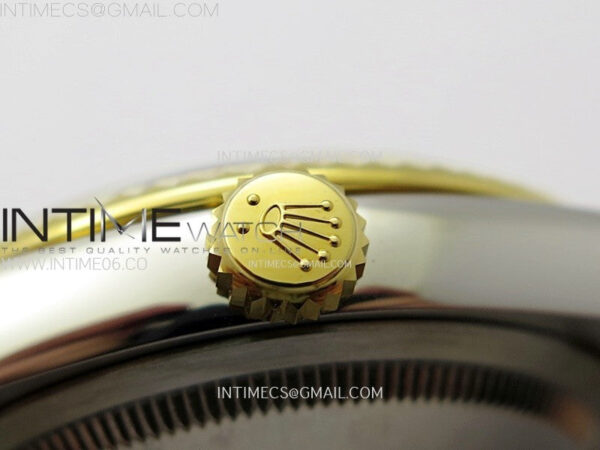 DateJust 36 SS 126233 904L SS/YG VSF 1:1 Best Edition Gray Dial Green Roman Markers on Jubilee Bracelet VS3235 – Bild 11