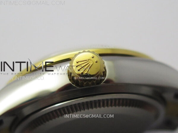 Datejust 28mm 279173 Smooth Bezel SS/YG APSF Best Edition Green Dial Crystals Markers on Jubilee Bracelet NH05 – Bild 12